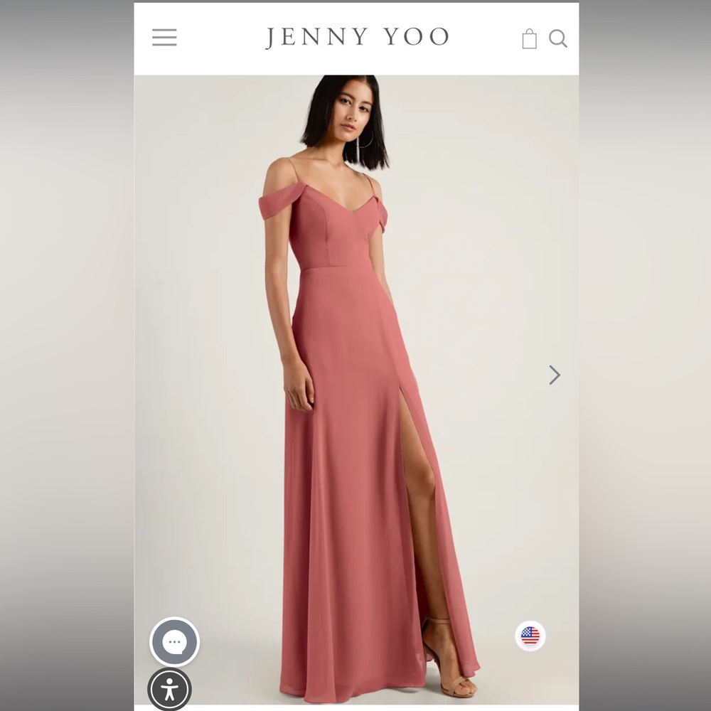 Jenny Yoo Dusty Rose Priya Dress